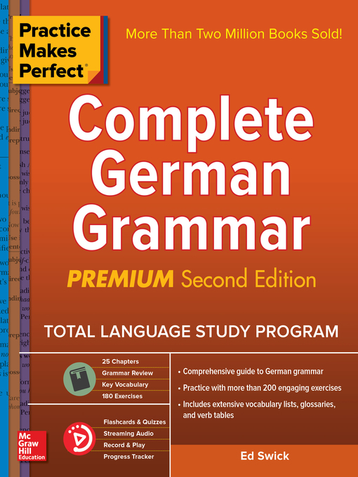 Cover image for Practice Makes Perfect Complete German Grammar
